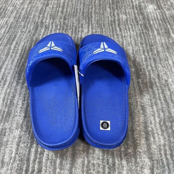 Nike Kobe Offcourt Slide Shoes Mens Size 12 Hyper Royal White Sandals IF2870